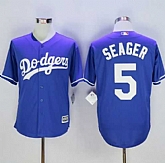 Los Angeles Dodgers #5 Corey Seager Blue New Cool Base Stitched Baseball Jersey,baseball caps,new era cap wholesale,wholesale hats